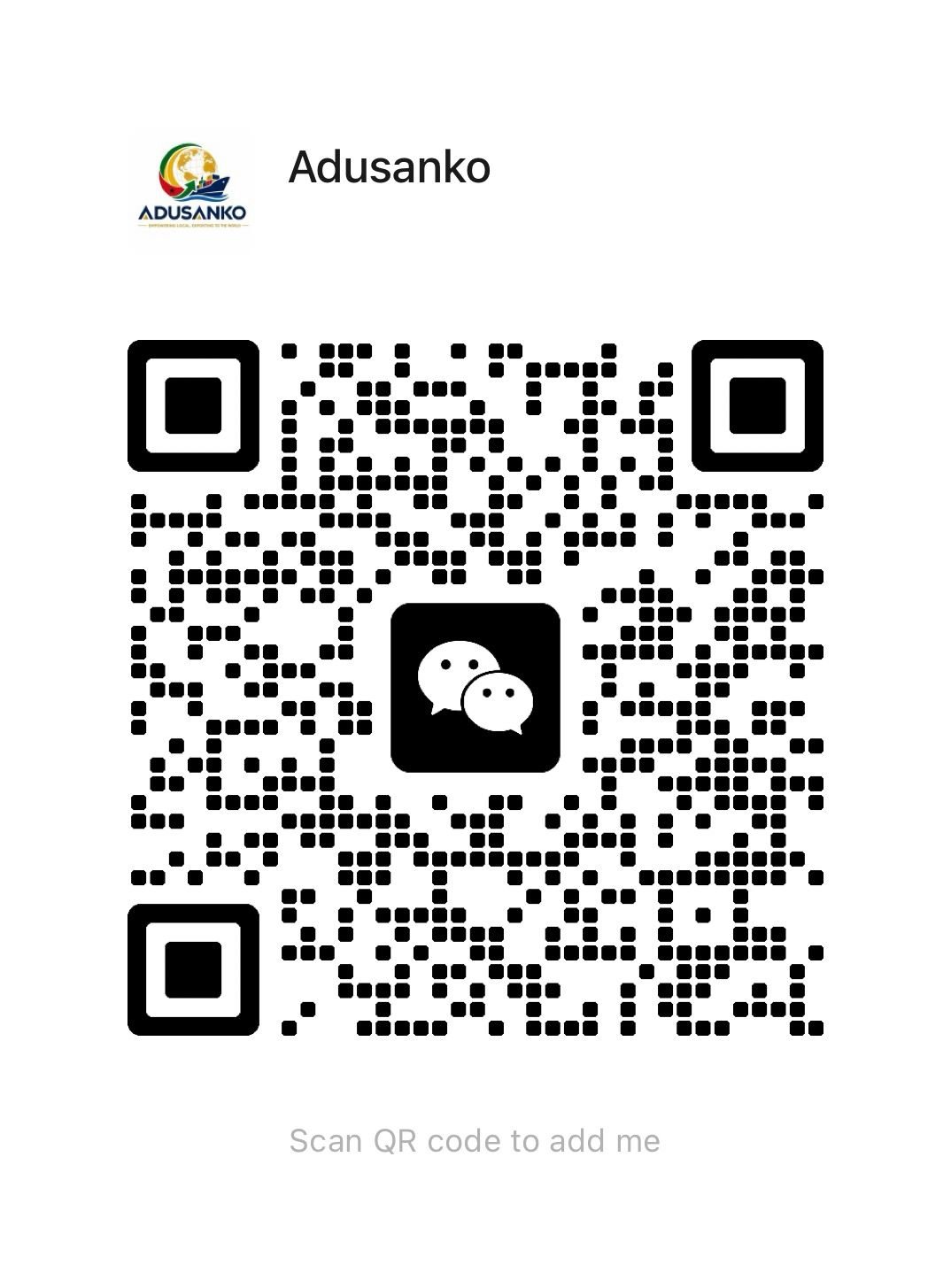 WeChat QR Code – Adusanko